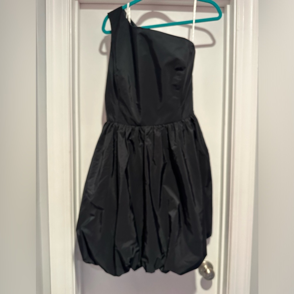 Sondralee one shoulder onyx dress. Lilly Pulitzer